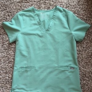 Figs Jade Small Caterina scrub top